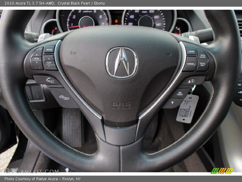 Crystal Black Pearl / Ebony 2010 Acura TL 3.7 SH-AWD