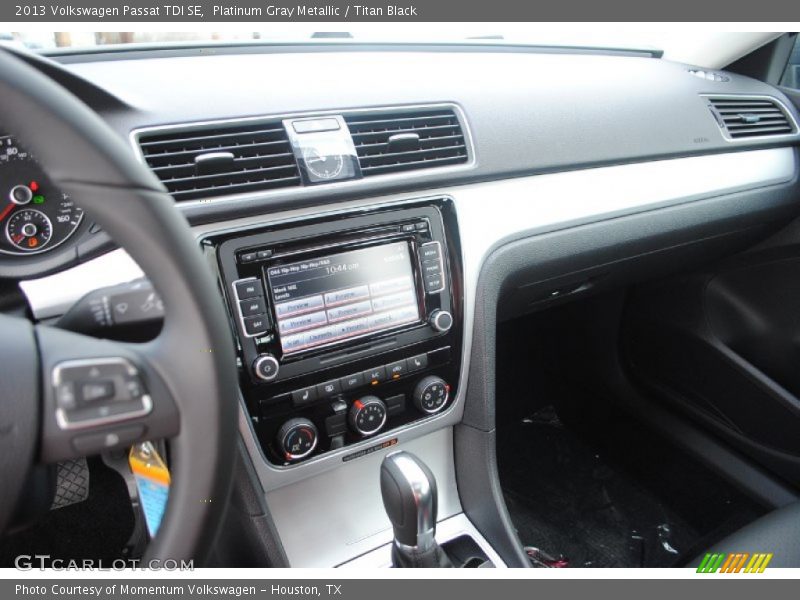 Platinum Gray Metallic / Titan Black 2013 Volkswagen Passat TDI SE