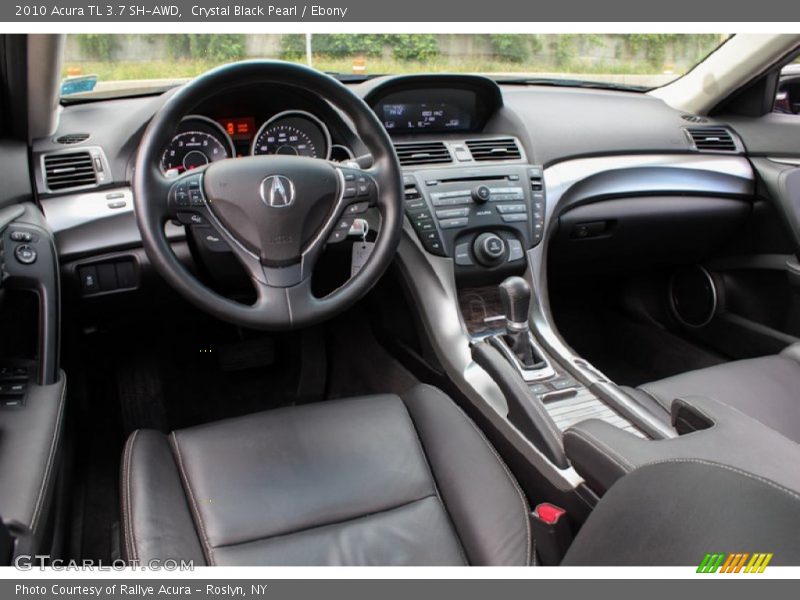 Crystal Black Pearl / Ebony 2010 Acura TL 3.7 SH-AWD
