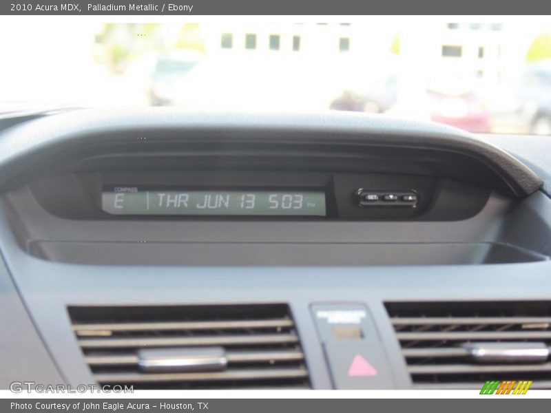 Palladium Metallic / Ebony 2010 Acura MDX