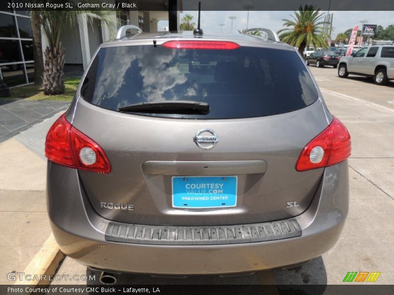 Gotham Gray / Black 2010 Nissan Rogue SL