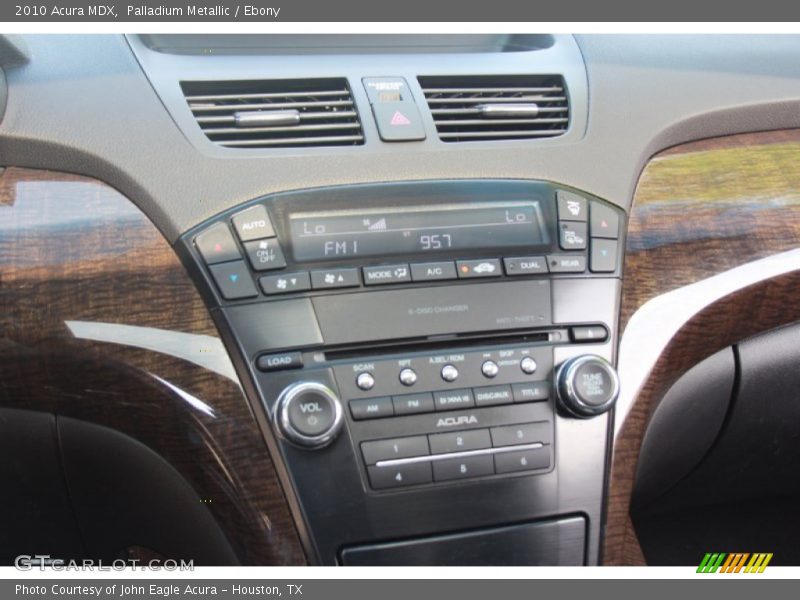 Palladium Metallic / Ebony 2010 Acura MDX