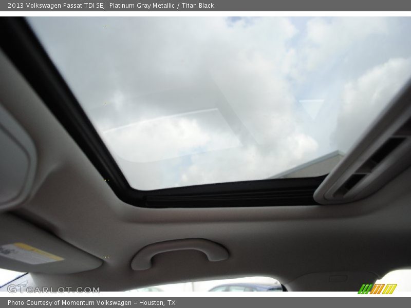 Platinum Gray Metallic / Titan Black 2013 Volkswagen Passat TDI SE