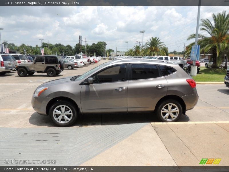 Gotham Gray / Black 2010 Nissan Rogue SL