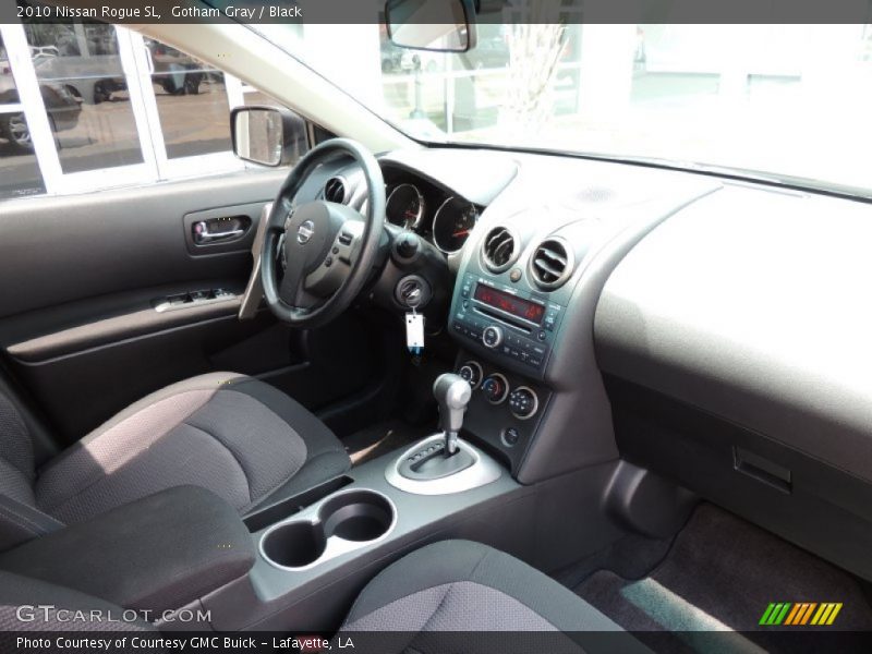 Gotham Gray / Black 2010 Nissan Rogue SL
