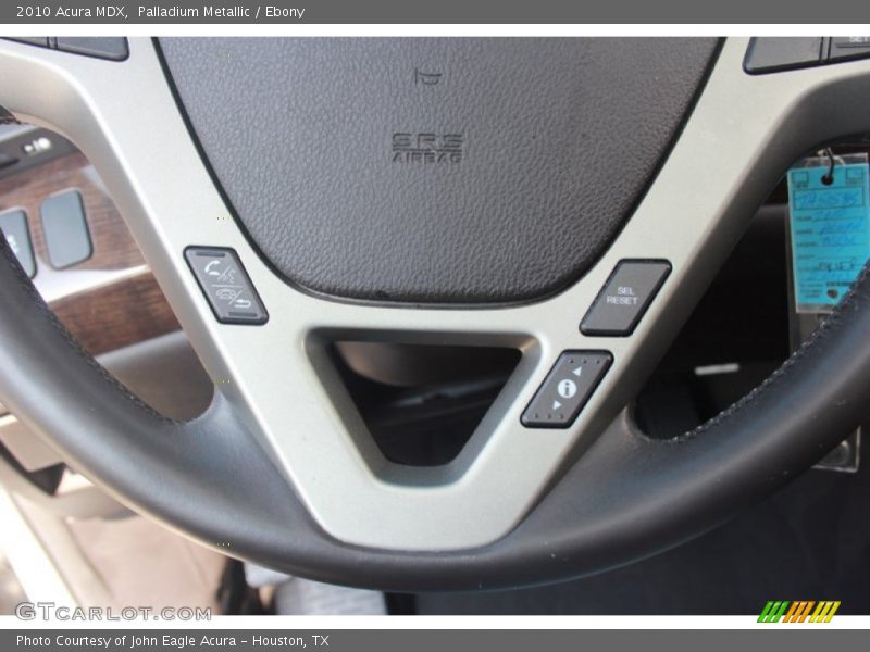 Palladium Metallic / Ebony 2010 Acura MDX
