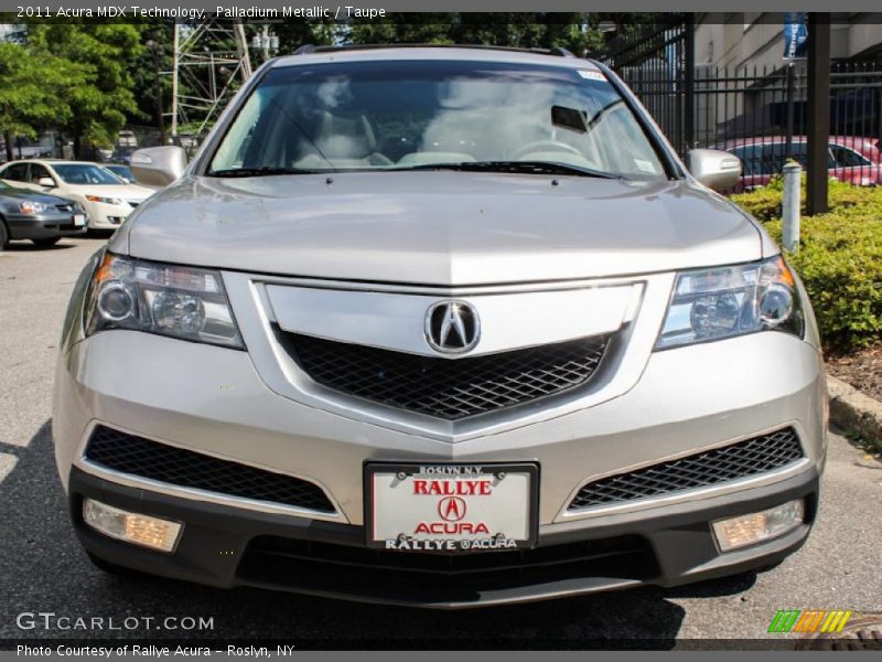 Palladium Metallic / Taupe 2011 Acura MDX Technology