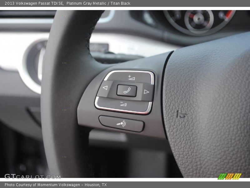 Platinum Gray Metallic / Titan Black 2013 Volkswagen Passat TDI SE
