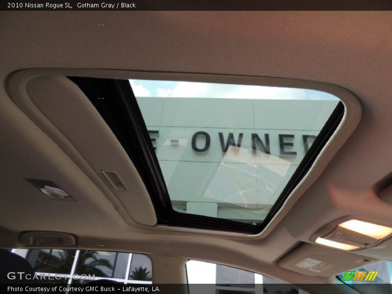 Gotham Gray / Black 2010 Nissan Rogue SL
