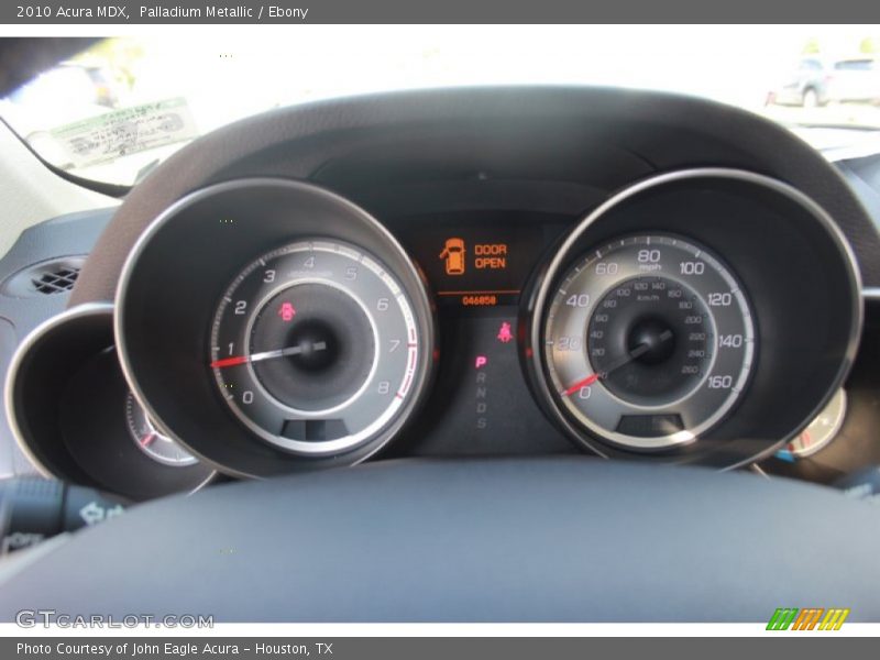 Palladium Metallic / Ebony 2010 Acura MDX