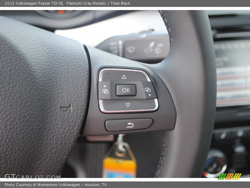Platinum Gray Metallic / Titan Black 2013 Volkswagen Passat TDI SE