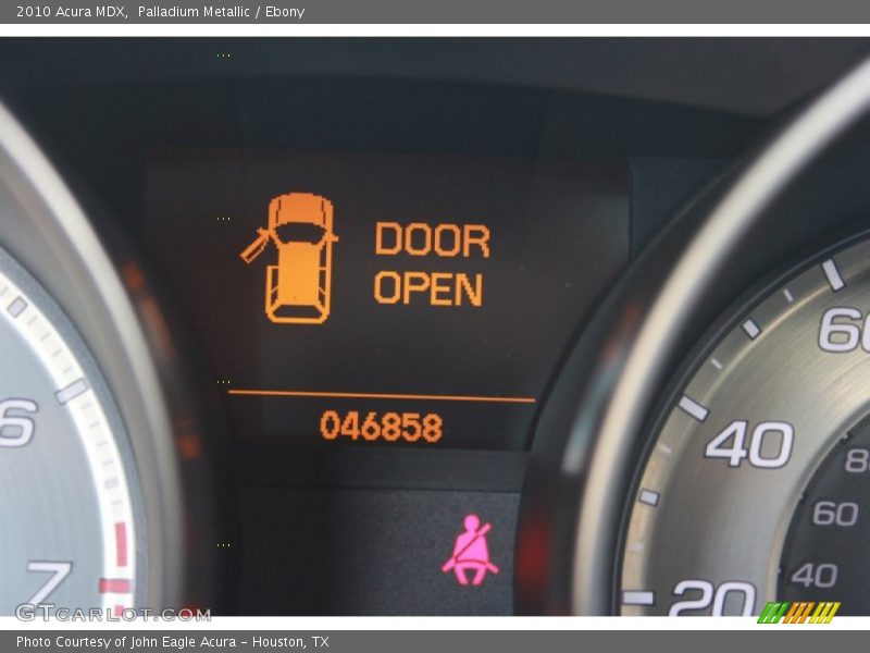 Palladium Metallic / Ebony 2010 Acura MDX
