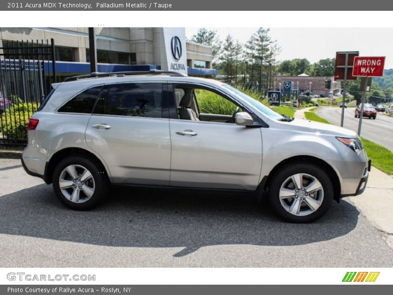 Palladium Metallic / Taupe 2011 Acura MDX Technology