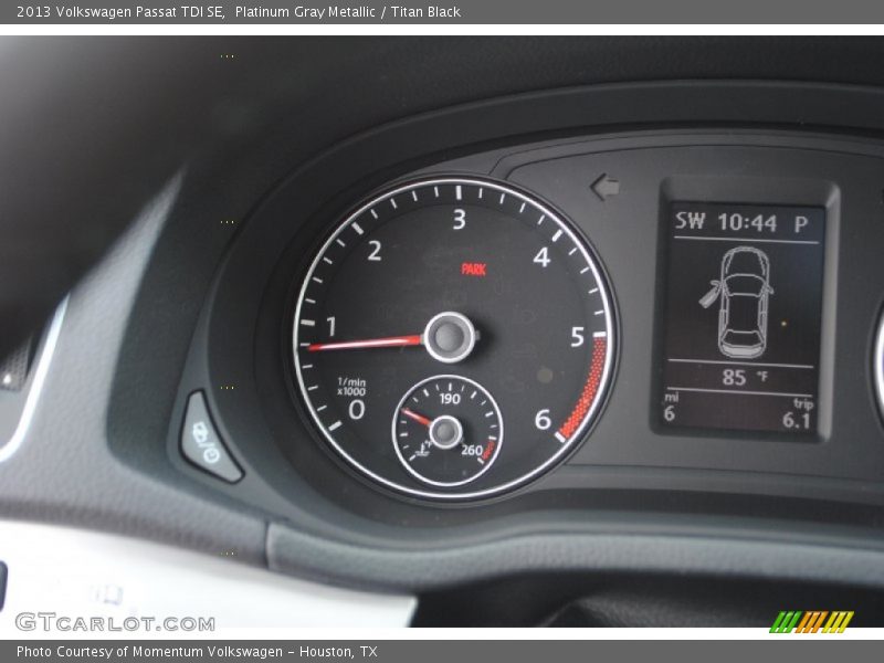 Platinum Gray Metallic / Titan Black 2013 Volkswagen Passat TDI SE