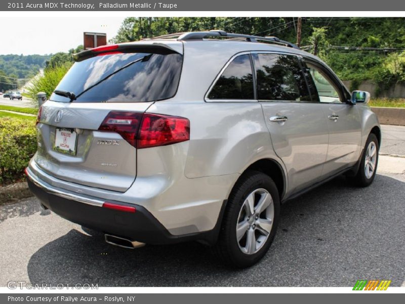 Palladium Metallic / Taupe 2011 Acura MDX Technology