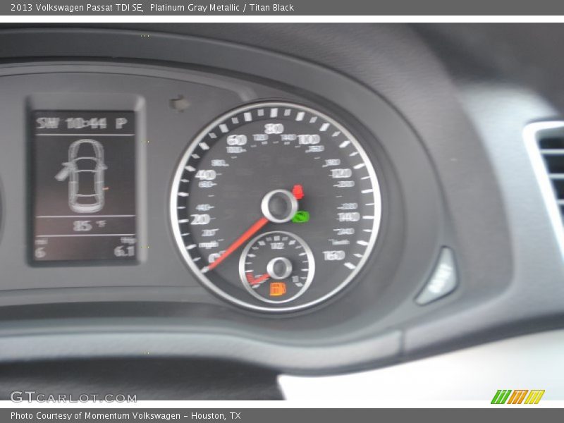 Platinum Gray Metallic / Titan Black 2013 Volkswagen Passat TDI SE