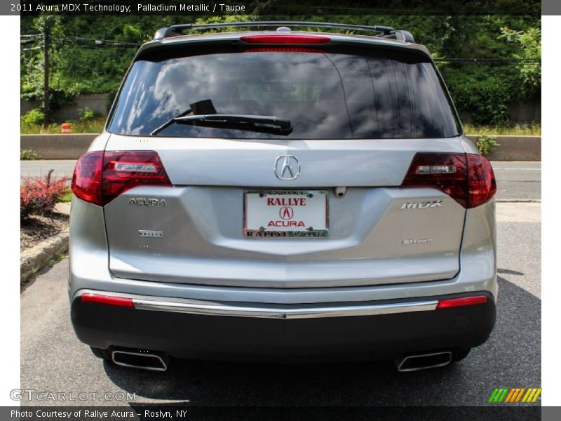 Palladium Metallic / Taupe 2011 Acura MDX Technology