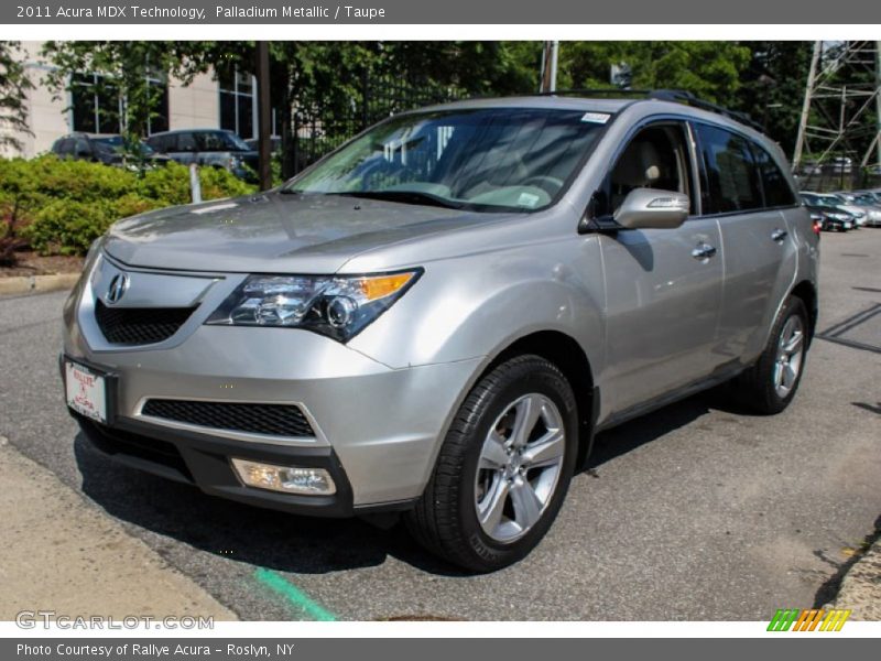 Palladium Metallic / Taupe 2011 Acura MDX Technology
