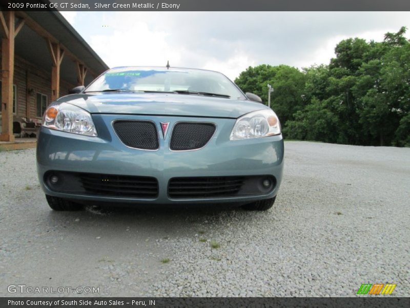 Silver Green Metallic / Ebony 2009 Pontiac G6 GT Sedan