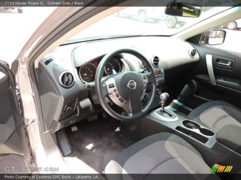 Gotham Gray / Black 2010 Nissan Rogue SL