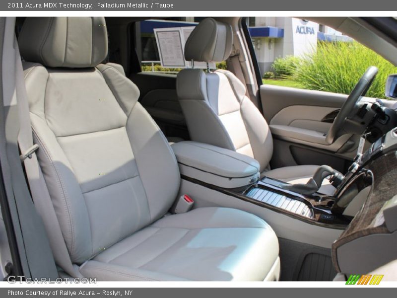 Palladium Metallic / Taupe 2011 Acura MDX Technology