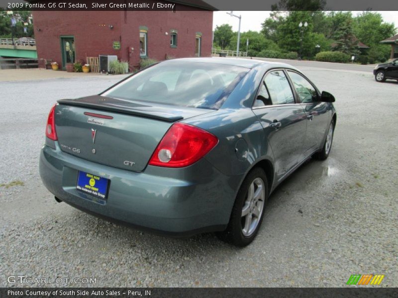 Silver Green Metallic / Ebony 2009 Pontiac G6 GT Sedan