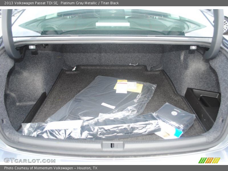 Platinum Gray Metallic / Titan Black 2013 Volkswagen Passat TDI SE