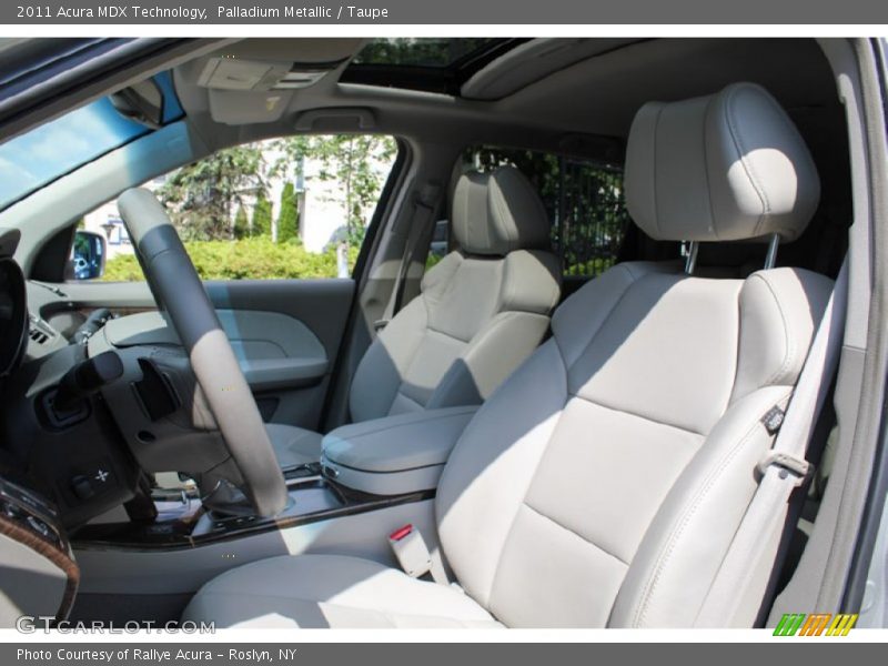Palladium Metallic / Taupe 2011 Acura MDX Technology