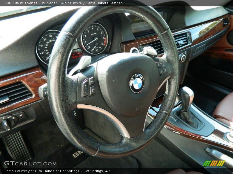 Alpine White / Terra Dakota Leather 2008 BMW 3 Series 335i Sedan