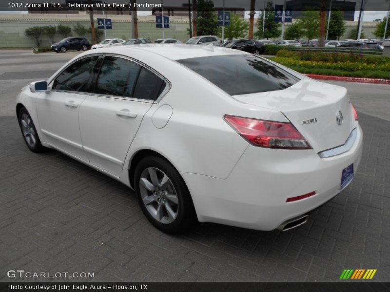 Bellanova White Pearl / Parchment 2012 Acura TL 3.5