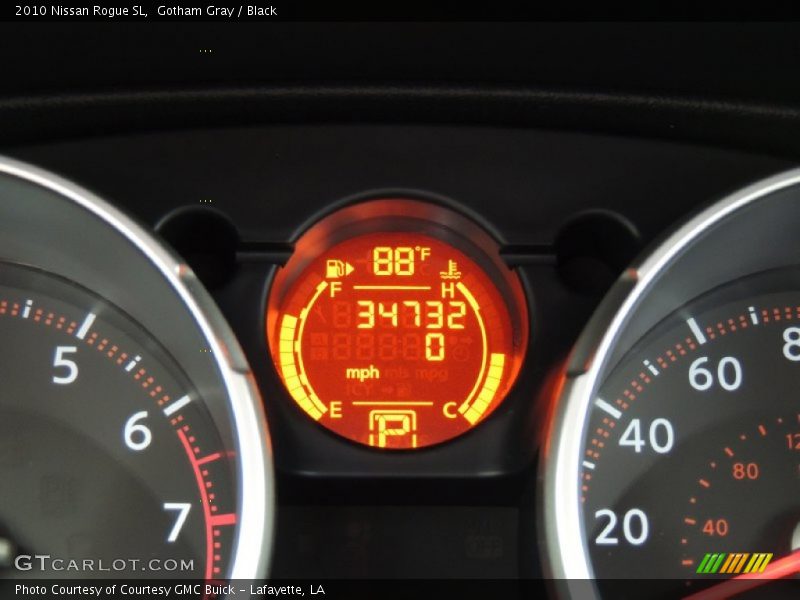 Gotham Gray / Black 2010 Nissan Rogue SL