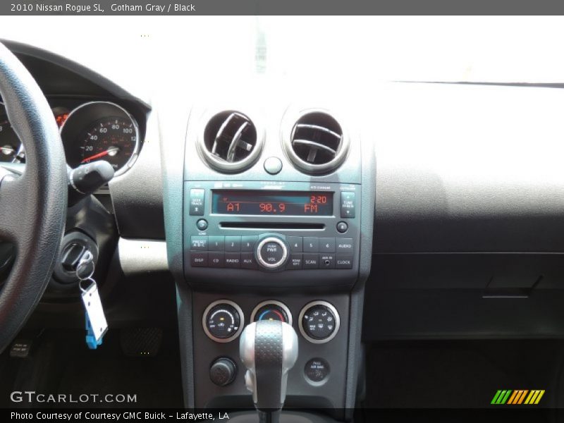 Gotham Gray / Black 2010 Nissan Rogue SL