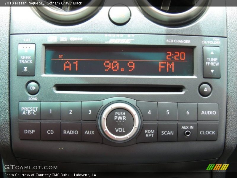 Gotham Gray / Black 2010 Nissan Rogue SL