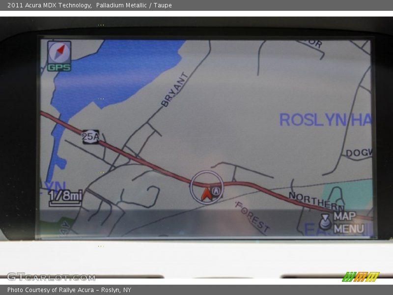 Palladium Metallic / Taupe 2011 Acura MDX Technology
