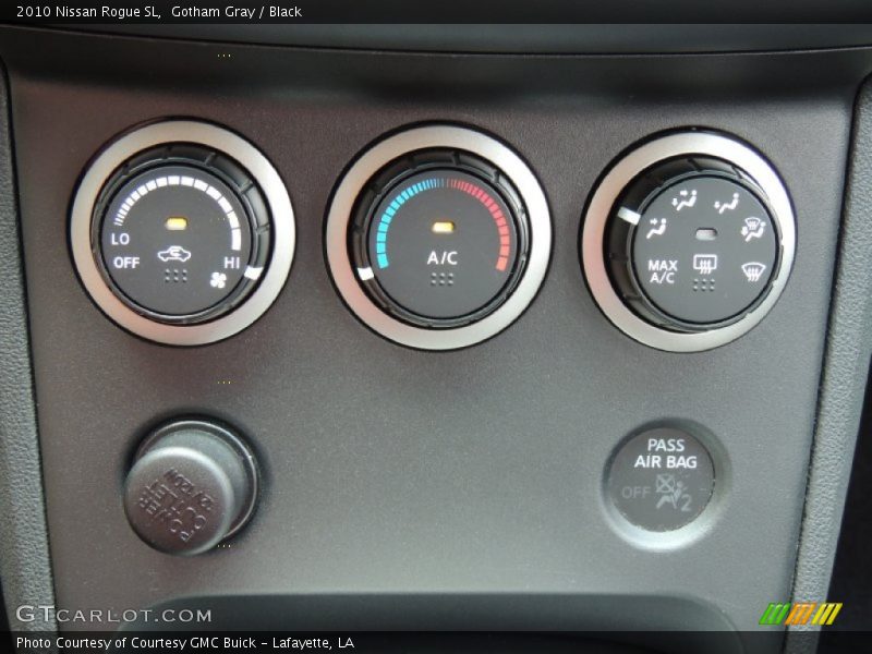 Gotham Gray / Black 2010 Nissan Rogue SL