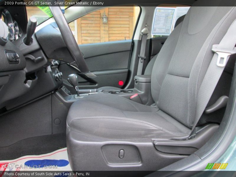 Silver Green Metallic / Ebony 2009 Pontiac G6 GT Sedan