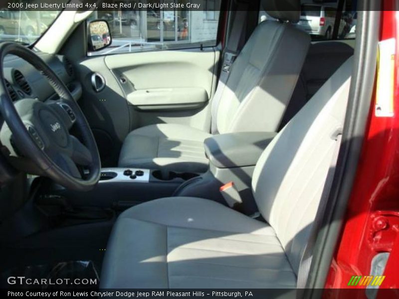 Blaze Red / Dark/Light Slate Gray 2006 Jeep Liberty Limited 4x4