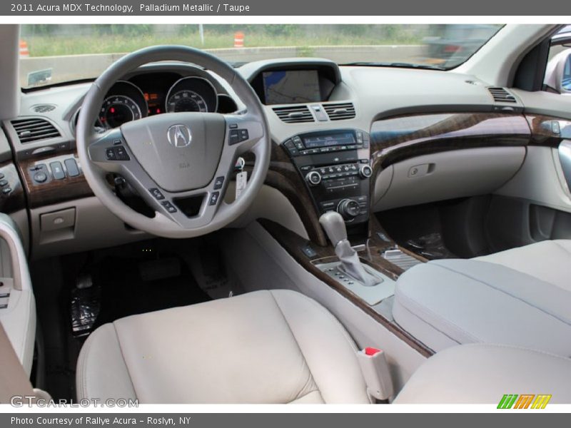 Palladium Metallic / Taupe 2011 Acura MDX Technology