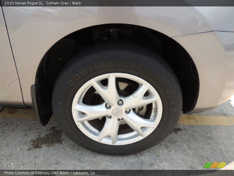 Gotham Gray / Black 2010 Nissan Rogue SL
