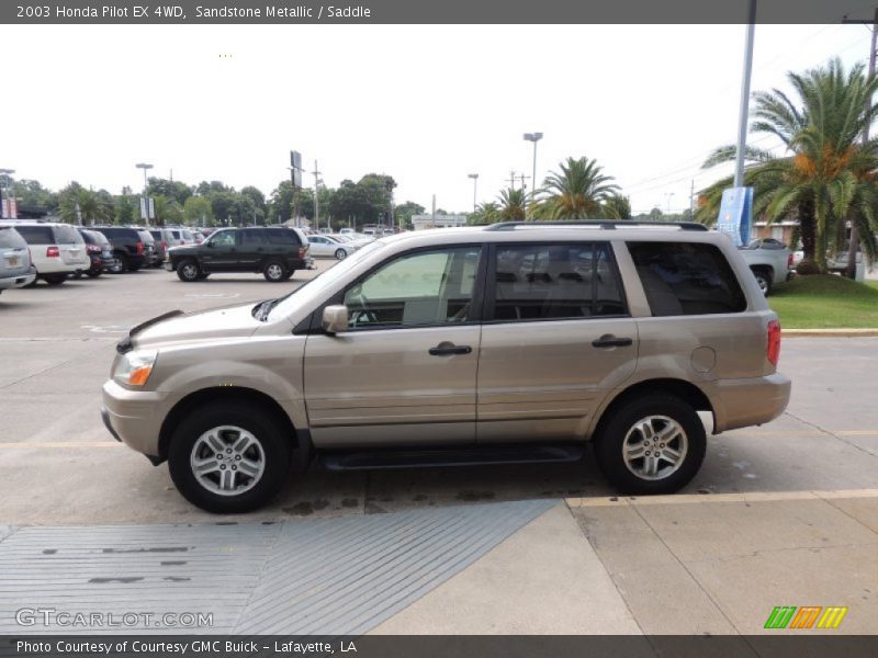 Sandstone Metallic / Saddle 2003 Honda Pilot EX 4WD
