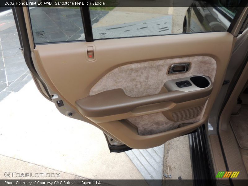 Sandstone Metallic / Saddle 2003 Honda Pilot EX 4WD