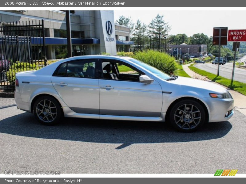 Alabaster Silver Metallic / Ebony/Silver 2008 Acura TL 3.5 Type-S