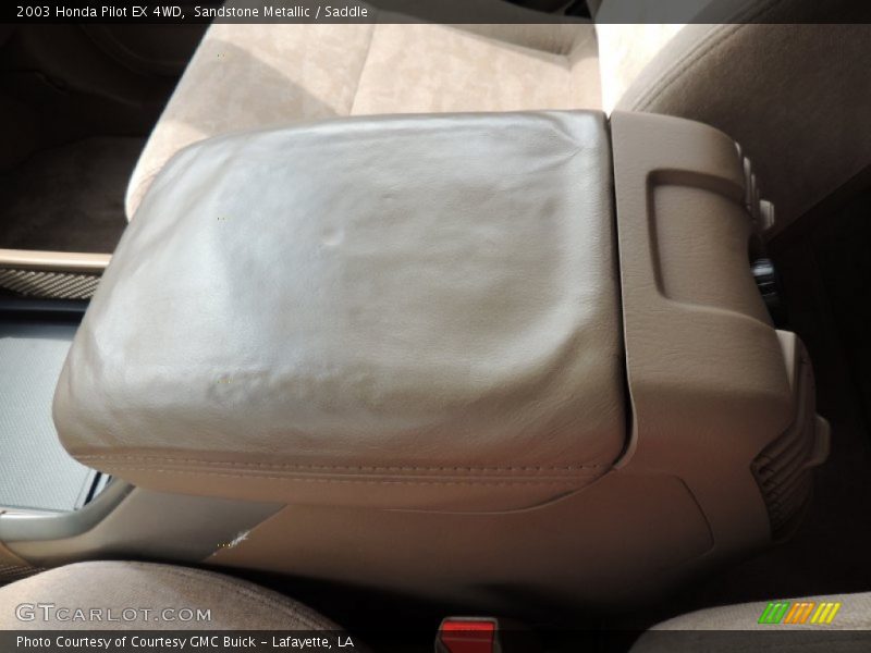 Sandstone Metallic / Saddle 2003 Honda Pilot EX 4WD