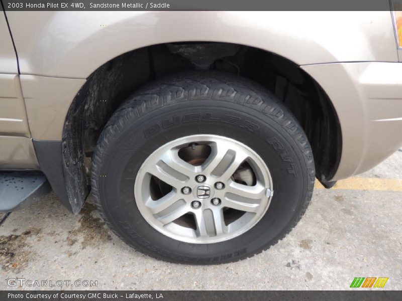 Sandstone Metallic / Saddle 2003 Honda Pilot EX 4WD