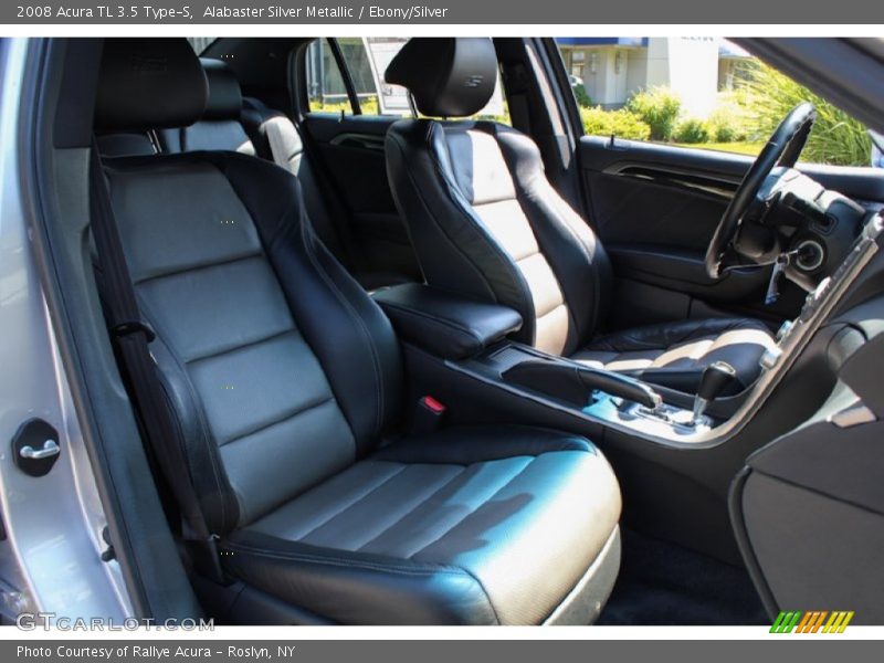 Alabaster Silver Metallic / Ebony/Silver 2008 Acura TL 3.5 Type-S