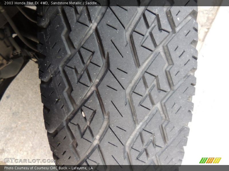 Sandstone Metallic / Saddle 2003 Honda Pilot EX 4WD