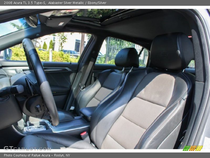 Alabaster Silver Metallic / Ebony/Silver 2008 Acura TL 3.5 Type-S