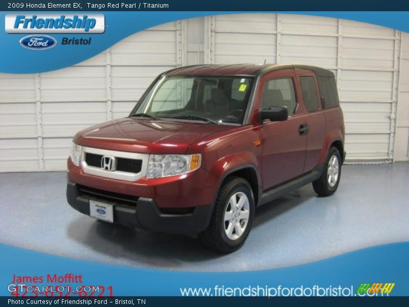 Tango Red Pearl / Titanium 2009 Honda Element EX