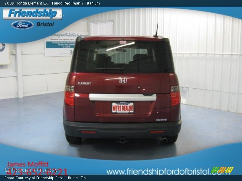 Tango Red Pearl / Titanium 2009 Honda Element EX