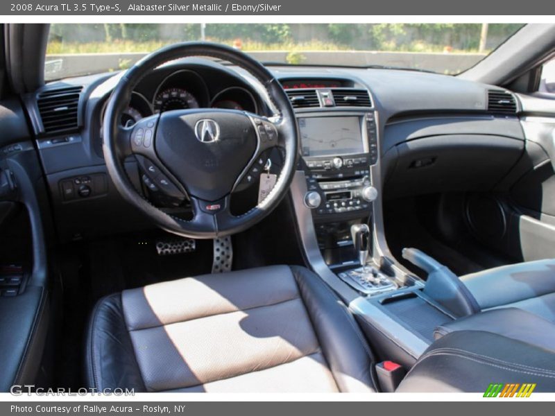 Alabaster Silver Metallic / Ebony/Silver 2008 Acura TL 3.5 Type-S